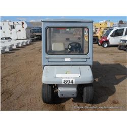 CLUB CARRY ALL 4 CYCLE CART ~ UNKNOWN HOURS & MILE S/N: FG9413372989 1 keys 6631