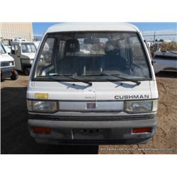CUSHMAN 5 SPEED GAS VAN 12,163 MILES, 96358120 1key (print sequence:) 6630