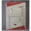 Image 1 : MICHAEL GRAVES cut-pile abstract area rug, 1979, in shades of gray, burgundy and cream. Minor sta...