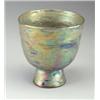 Image 1 : Exceptional BEATRICE WOOD large footed vessel covered in a fine purple, green and gold lustered g...