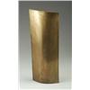 Image 1 : Fine HARRY BERTOIA minimalist bronze scultpure, c. 1965, a monolith with eliptical profile, in a...