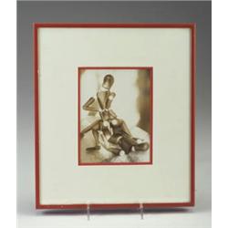 MAN RAY erotic photograph gelatin silver print from  Mr. and Mrs. Woodman,  illustrated with 27 p...