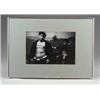 Image 1 : Gelatin silver print of Will McBride and friends, Will revealing his scars, matted and framed. (N...