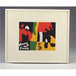 STUART DAVIS (1894-1964) screenprint on Mohawk Superfine, 1964, from the "Ten Works by Ten Painte...