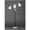 Image 1 : GINO SARFATTI for ARTELUCE Triennale floor lamp with three adjustable arms ending in leather-cove...
