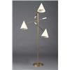 Image 1 : GINO SARFATTI for ARTELUCE Triennale floor lamp with three brass adjustable arms, each with perfo...