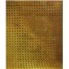 Image 1 : EDWARD FIELDS wool rug, c. 1968, with cross pattern in umber on a gold ground, tufted border. Min...