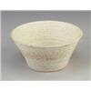 Image 1 : Rare MAIJA GROTELL stoneware flaring bowl with heavy grog covered in a sheer white matte glaze. U...