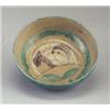 Image 1 : Rare HENRY STREET PROJECT earthenware bowl decorated with abstract depiction of a woman's head in...