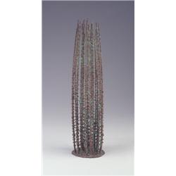 KLAUS IHLENFELD welded bronze sculpture, "Sagrada Familia," c. 1975, after Antonio Gaudi's cathed...