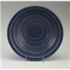 Image 1 : WILHELM KAGE for GUSTAVSBERG bowl impressed with rows of petals under a blue and amber mottled ma...