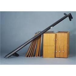GEORGE NELSON for HERMAN MILLER CSS Unit consisting of three uprights, one two-drawer file cabine...