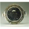 Image 1 : INTERNATIONAL Sterling Art Deco cake plate, "Northern Lights," with stylized fan-shaped handles a...