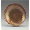 Image 1 : Massive BEATRICE WOOD centerbowl with asymmetrical rim, covered in a fine copper, lavender, green...