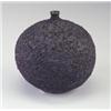 Image 1 : Fine and unusual BEATRICE WOOD spherical vessel with small opening, covered in an exceptional bla...