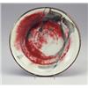 Image 1 : TOSHIKO TAKAEZU porcelain bowl, 1962, with interior sang-de-boeuf and teal glazes on white ground...