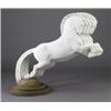 Image 1 : Large LALIQUE-inspired fiberglass sculptural figure, c. 1950, based on "Cinq Chevaux," a LALIQUE...