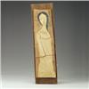 Image 1 : Tiles mounted on wood, c. 1960's, figure of woman, by ELIOISE HARMON. Unsigned. Tiles: 29" x 7 1/...