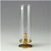 Image 1 : TOMMI PARZINGER for DORLYN SILVERSMITHS candle-holder with glass shade. Stamped Dorlyn Silversmit...