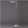 Image 1 : BRUNO GECCHELIN for SKIPPER/ITALY "Messaluna" adjustable floor lamp with white marble base, brigh...