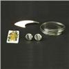 Image 1 : Five pieces of Scandinavian jewelry: pair of HANS HANSEN silver cufflinks, DAVID ANDERSON silver...