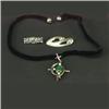 Image 1 : Three pieces of TAXCO jewelry: ANTONIO PINEDA necKlace of silver cross with oval hardstone and pe...