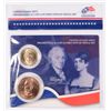Image 1 : 2008 MONROE PRESIDENTIAL DOLLAR AND ELIZABETH BRONZE FIRST SPOUSE  MEDAL SET