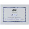 Image 3 : 2010 BOY SCOUTS CENTENNIAL PROOF COMMEMORATIVE SILVER DOLLAR, NICE OGP