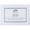 Image 3 : 2010 BOY SCOUTS CENTENNIAL UNCIRCULATED COMMEMORATIVE SILVER DOLLAR, NICE OGP