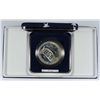 Image 1 : 1991 USO PROOF COMMEMORATIVE SILVER DOLLAR, ORIGINAL BOX SLEEVE CERT