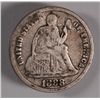 Image 1 : 1888 SEATED DIME, VG
