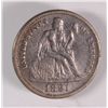 Image 1 : 1891 SEATED DIME, XF/AU