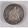 Image 1 : 1891-O SEATED DIME, F/VF  SCARCE