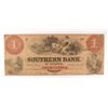 Image 1 : 1858 $1 Southern Bank of Georgia