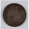 Image 1 : 1858 Seated Dime XF