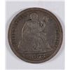 Image 1 : 1873-S Seated Dime Arrows VF