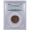 Image 1 : 1853 Half Cent PCGS MS-62RB