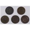 Image 2 : Large Cents (41,42,43,44,45) AVG CIRC