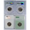Image 2 : Slabbed Washington Quarters (72-D,74,74-D,85) MS-66's