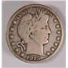 Image 1 : 1915 BARBER HALF DOLLAR, VG+  KEY COIN