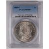 Image 1 : 1885-O MORGAN SILVER DOLLAR, PCGS MS-64+  WHITE