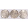 Image 2 : Lot of Three Morgan Dollars, 3 - 1921 BU