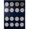 Image 7 : Partial Set of Franklin Halves 1948-1963 Missing the 1953-S, In Old Blue Album