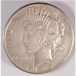 1928 PEACE DOLLAR XF+