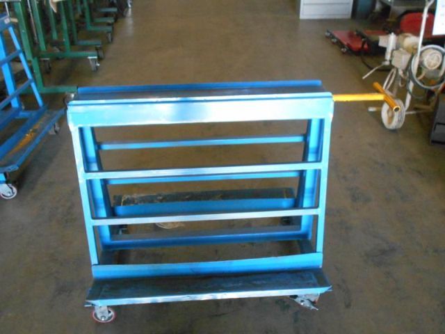BLUE METAL A FRAME RACK