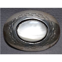 NAVAJO SILVER BELT BUCKLE