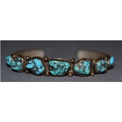 NAVAJO GOLD AND SILVER BRACELET