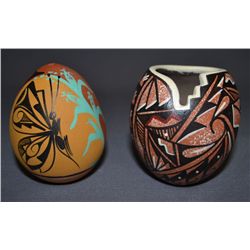 TWO JEMEZ POTTERY VASES