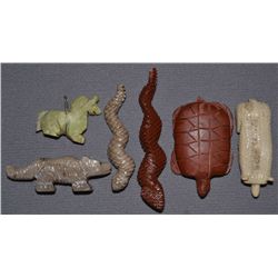 COLLECTION OF 6 PUEBLO FETISHES