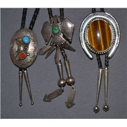 THREE BOLO TIES